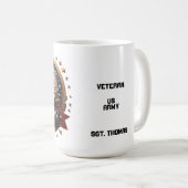 The United States Military Bold Eagle "Retired" Kaffeetasse (VorderseiteRechts)