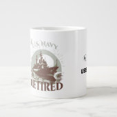 The United States Navy Retired Jumbo-Tasse (Vorderseite)