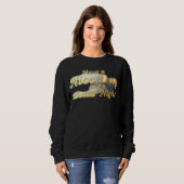 The Universal Wish: Elegant Gold Script Comfort Ho Sweatshirt (Vorne ganz)