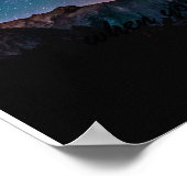 "The Universe Conspips to help you Achive" Poster (Ecke)