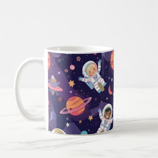 The Universe in Pastel Mug Kaffeetasse (Links)