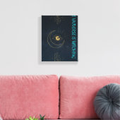 The Universe Is Watching – Mystical Design Leinwanddruck (Insitu (Wohnzimmer))