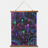 The Universe is Wide Wandteppich Mit Holzrahmen (Vorderseite)