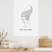 The Universe Within Minimalist Poster - Celestial  (Küche)