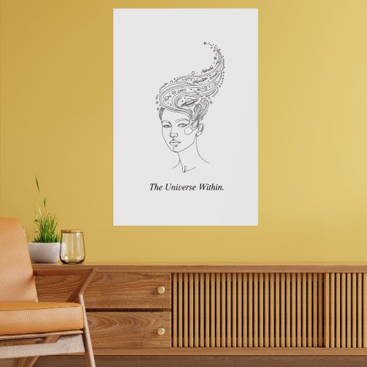 The Universe Within Minimalist Poster - Celestial  (Wohnzimmer 2)