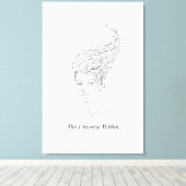 The Universe Within Minimalist Stretched Canvas Pr Leinwanddruck (Insitu (Holzboden))