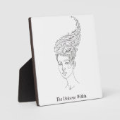 The Universe Within Minimalist Tabletop Plaque - C Fotoplatte (Vorderseite)