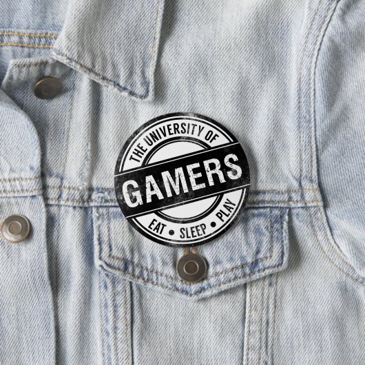 The University of Gamers Funny Button (Beispiel)
