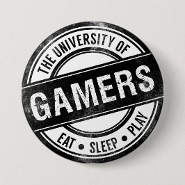The University of Gamers Funny Button