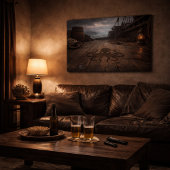 The Unmanned Deck — Pirate Ship Scene Poster