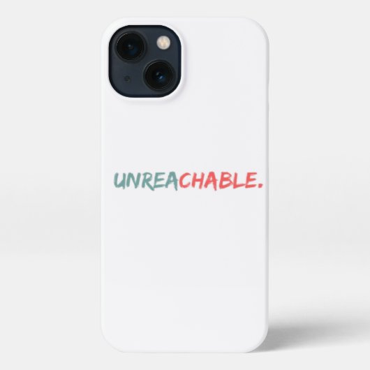 The Unreachable Signature Design: iPhone Hülle (Rückseite)