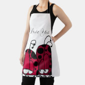 The Unrequited Love Ladybug Illustration Schürze (InSitu)