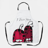 The Unrequited Love Ladybug Illustration Schürze (Vorderseite)