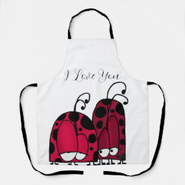 The Unrequited Love Ladybug Illustration Schürze