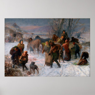 The Untergrund Railroad von Charles T. Webber 1893 Poster