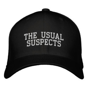 'The Usual Suspects' Lustige Hochzeitsfotos als Ge Bestickte Baseballkappe
