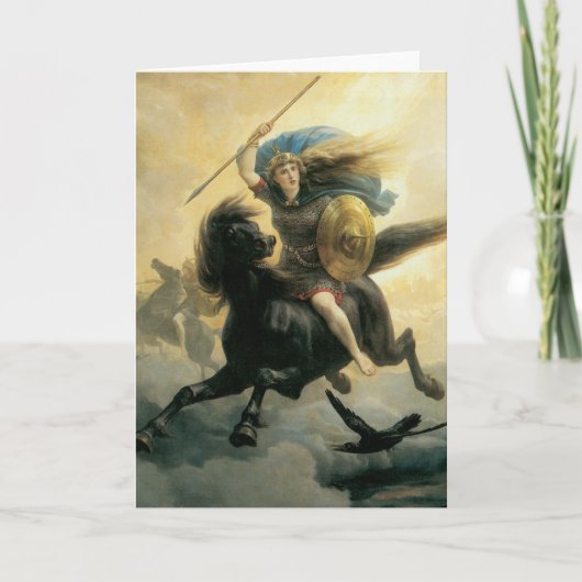 The Valkyrie, 1869 Karte (Vorderseite)