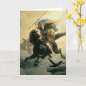 The Valkyrie, 1869 Karte (Gelbe Blume)