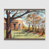 The Valley Gardens Harrogate by Farida Greenfield Magnetkarte (Vorderseite)