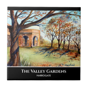 The Valley Gardens Harrogate von Farida Greenfield Fliese