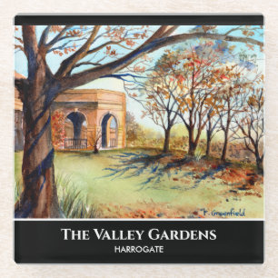 The Valley Gardens Harrogate von Farida Greenfield Glasuntersetzer