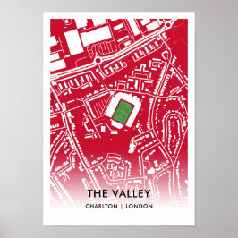The Valley Poster - Zuhause von Charlton Athletic