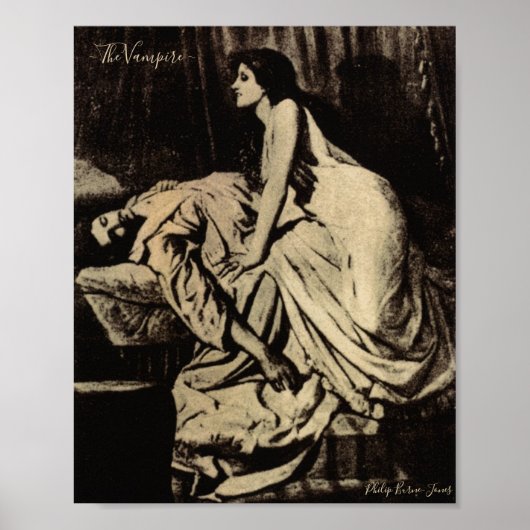 The Vampire (1897) - Philip Burne-Jones Poster (Vorne)