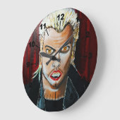 The Vampire Painting by Alfred Fox Große Wanduhr (Winkel)