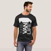 The Van Life Logo  Greyscale T-Shirt (Vorne ganz)
