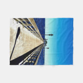 The Vanishing Point Fleecedecke (Vorderseite (Horizontal))