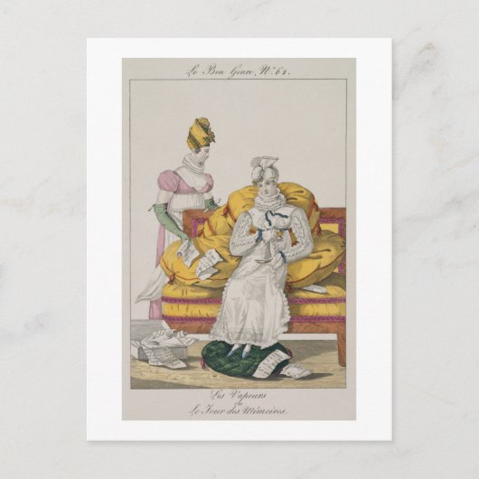 The Vapors or The Accounts Day, Platte 62 von "Le Postkarte (Vorderseite)