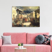 The Veche in the Republic of Novgorod, 1861 Leinwanddruck (Insitu (Wohnzimmer))