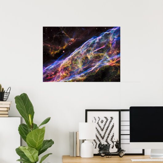 The Veil Nebula Poster (Heimbüro)