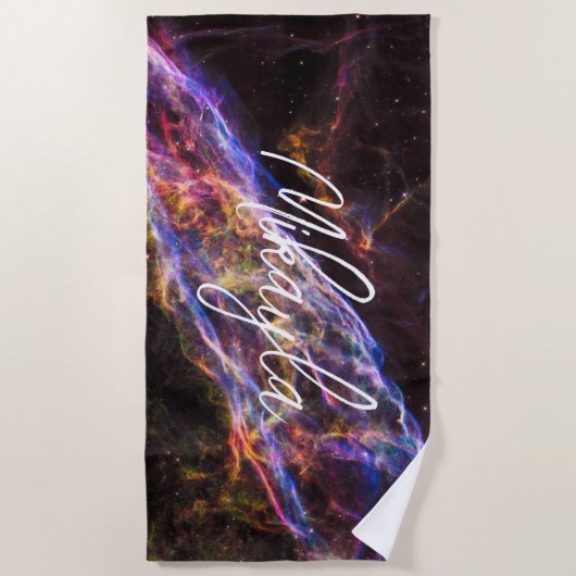 The Veil Nebula Strandtuch (Vorderseite)