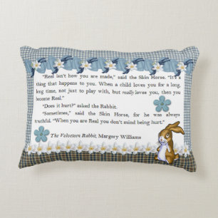 "The Velveteen Rabbit" Accent Pillow Zierkissen