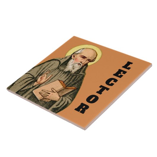 The Venerable Bede as Preacher (P 008) Fliese (Seite)