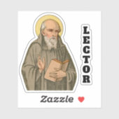 The Venerable Bede Preaching (P 008; Torso) 1UP Aufkleber (Blatt)