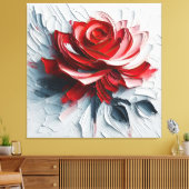 The Versatility of Blooming Roses in Art Leinwanddruck (Insitu (Wohnzimmer))