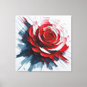 The Versatility of Blooming Roses in Art Leinwanddruck (Vorderseite)