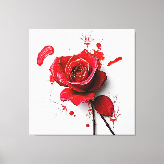 The Versatility of Blooming Roses in Art Leinwanddruck (Vorderseite)