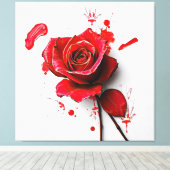 The Versatility of Blooming Roses in Art Leinwanddruck (Insitu (Holzboden))