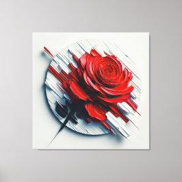 The Versatility of Blooming Roses in Art Leinwanddruck