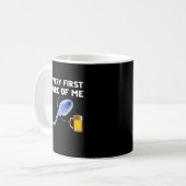 The Very First Cture Of Me Funny Sperm Holding Bee Kaffeetasse (Vorderseite Links)