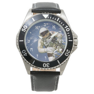 The Very First U.S. Spacewalk - Hebräische Nummer Armbanduhr