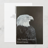 The View Changes Everything Adler Karte (Vorne/Hinten)