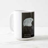 The View Changes Everything Eagle Card Kaffeetasse (Vorderseite Links)