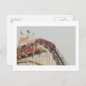 "The View from top" (Coney is., NY) Postkarte (Vorne/Hinten)
