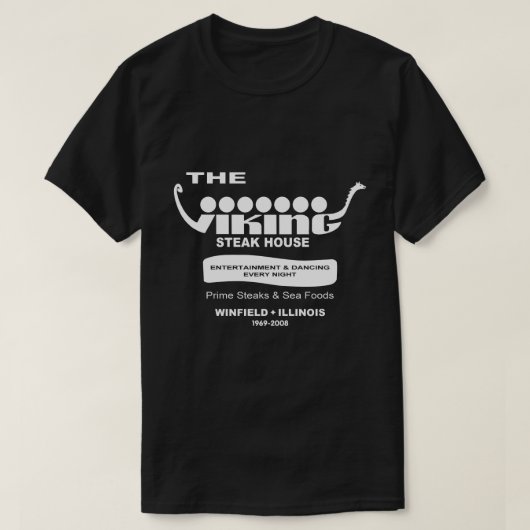 The Viking Steak House, Winfield, IL (1969-2008) T-Shirt (Design vorne)