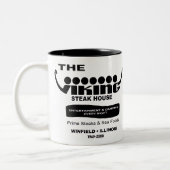 The Viking Steak House, Winfield, IL (1969-2008) Zweifarbige Tasse (Links)