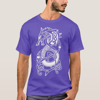 The Viking Wolf Fenrir White T-Shirt